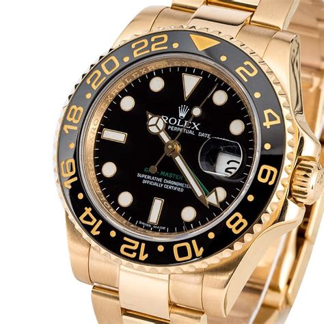 rolex gold gmt master